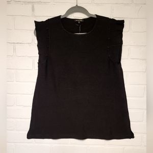 Ruffled sleeve Massimo Dutti Tank top
